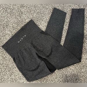 NVGTN Black Speckled Contour Seamless Leggings XS